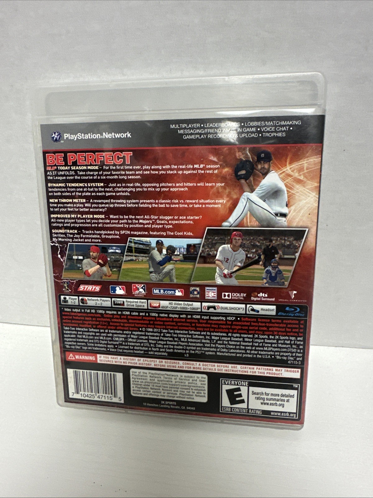 MLB 2K12 COMPLETE Sony PS3 Video Games 2K Sports