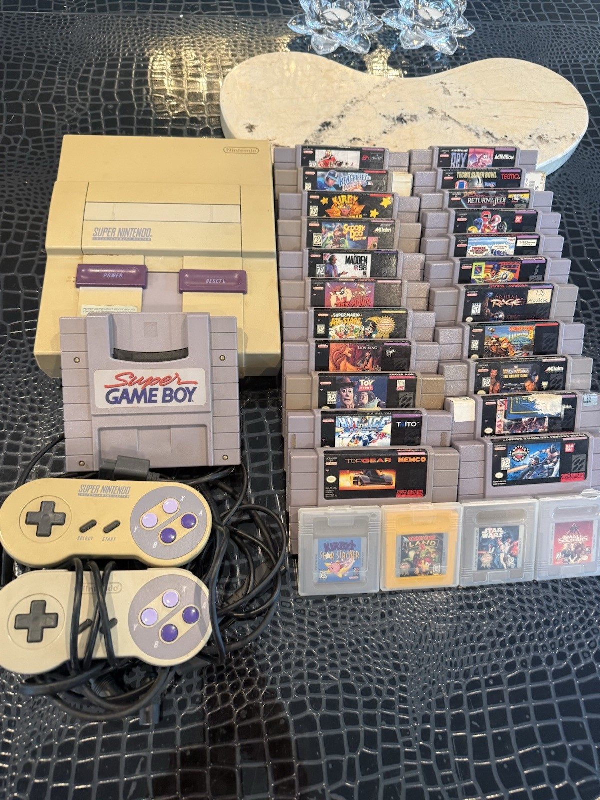 Original Super Nintendo Entertainment System (SNES 1 )- Console bundle