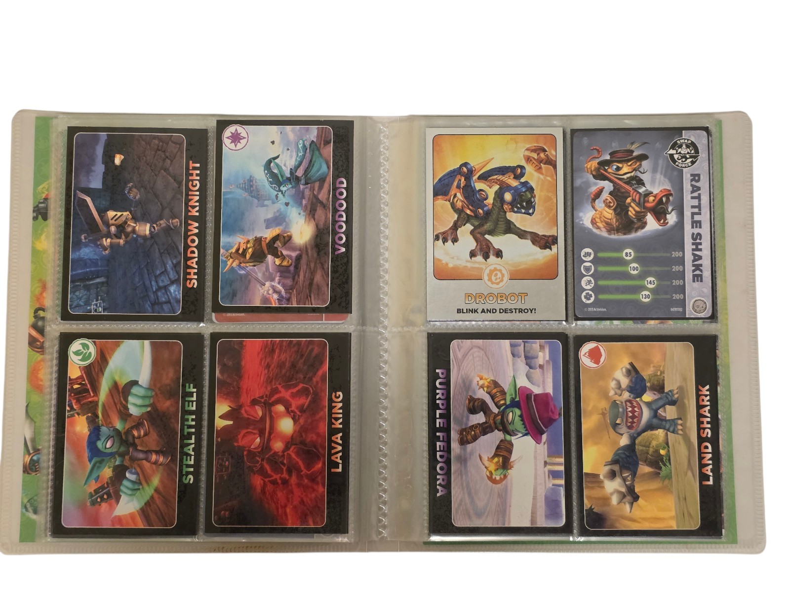 Skylanders SWAP FORCE Trading Card Album, with 109 Cards, FULL! 2012, 2013 Topps