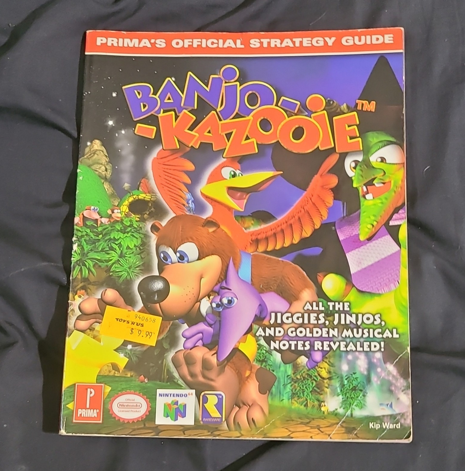 Prima Games Official Banjo-Kazooie Strategy Guide w/ Banjo Kazooie Gruntilda