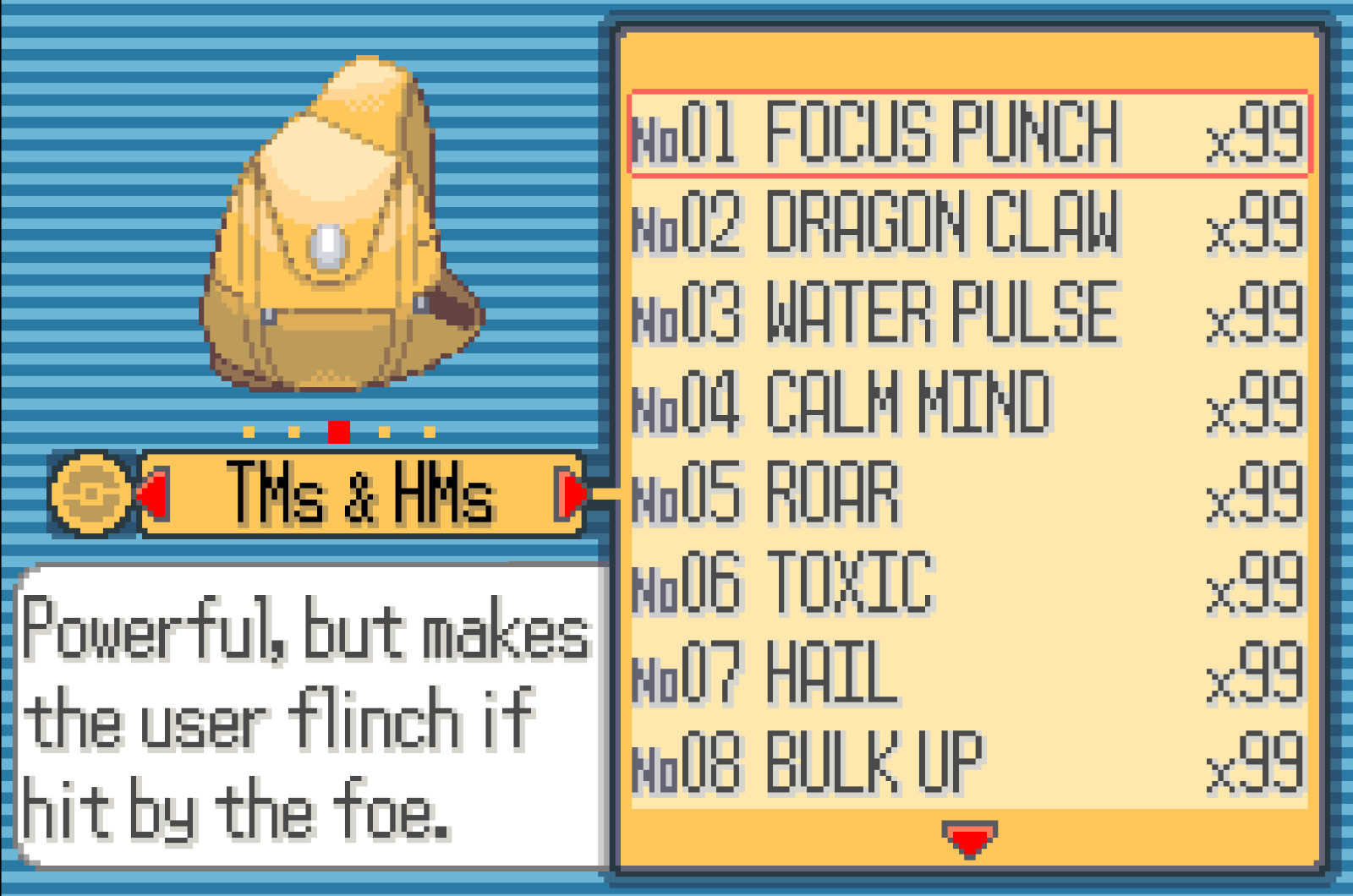 Pokemon Ruby – Gameboy Advance – Shiny Living Dex, Max Items, Events Unlocked!