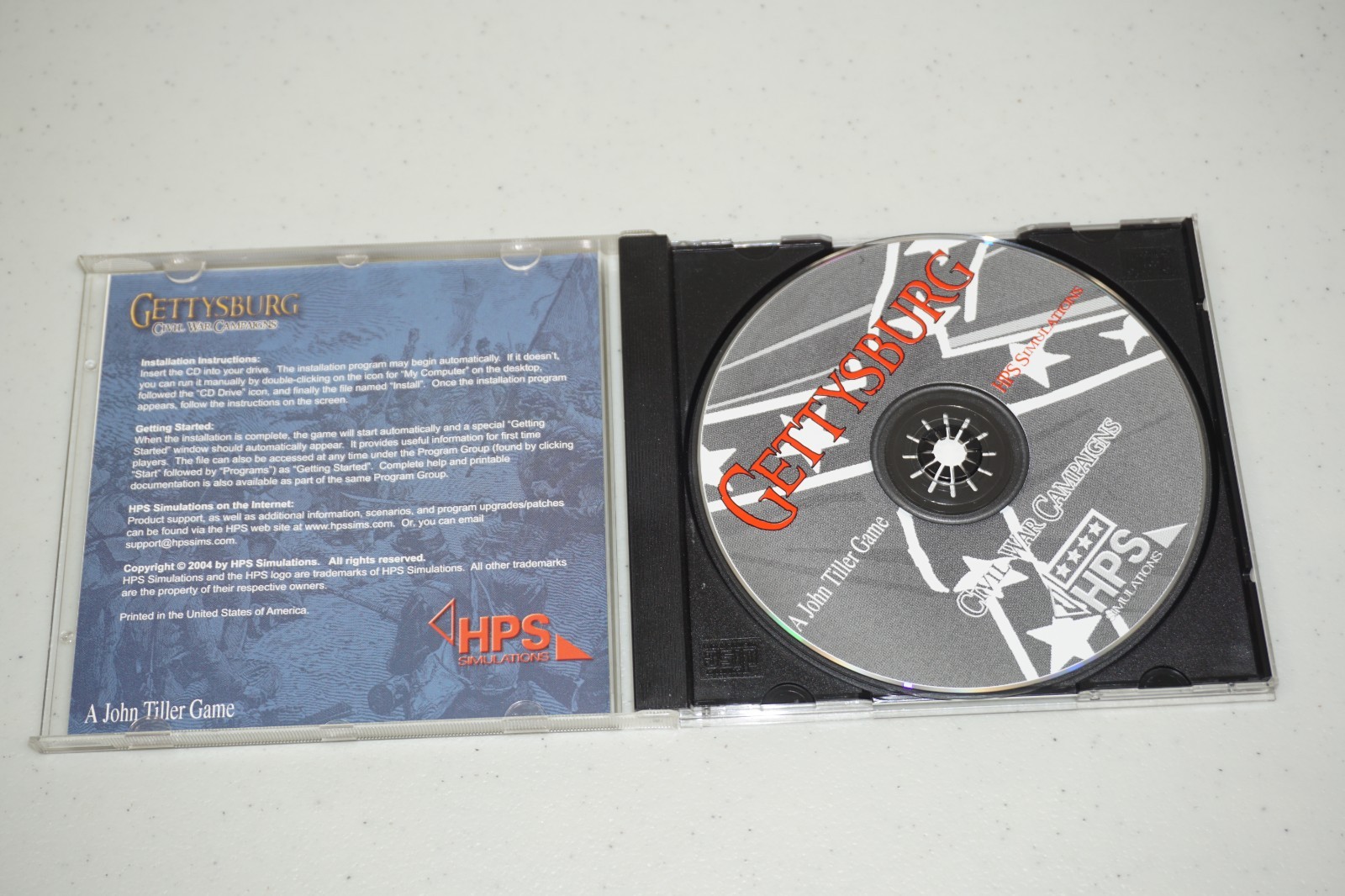 Civil War Campaigns Gettysburg XP PC Game 2004 John Tiller Strategy Wargame HPS