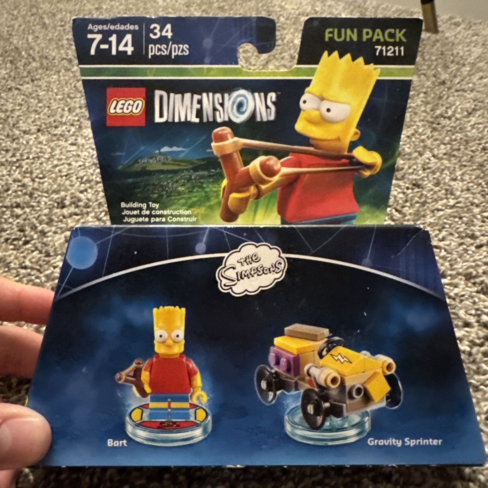 LEGO Dimensions Fun Pack 71211 Bart Simpson The Simpsons