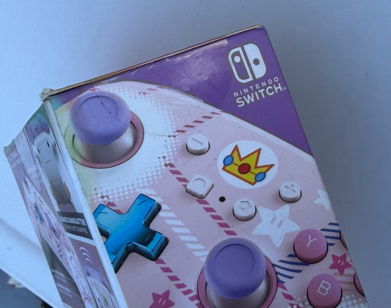 New Nintendo Switch Princess Peach Wireless Controller PowerA Enhanced Mario NEW