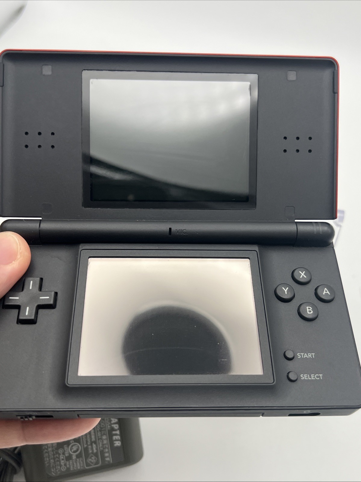 Nintendo DS Lite USG-001 Handheld Console W/ Stylus & Case (Black/Red) – Tested