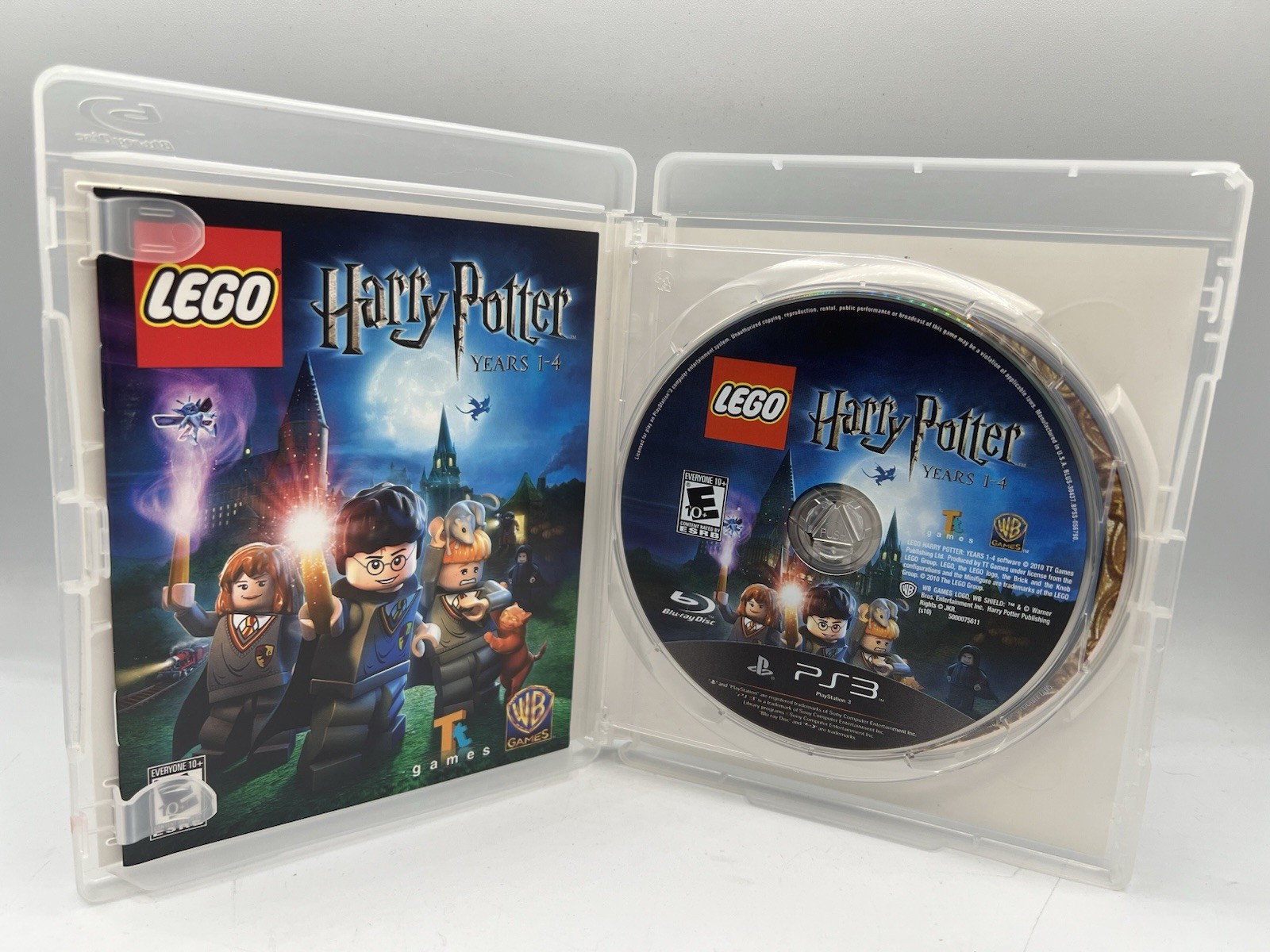 LEGO Harry Potter Years 1-4 + Harry Potter Blu Ray Movie PS3 PlayStation 3 CIB