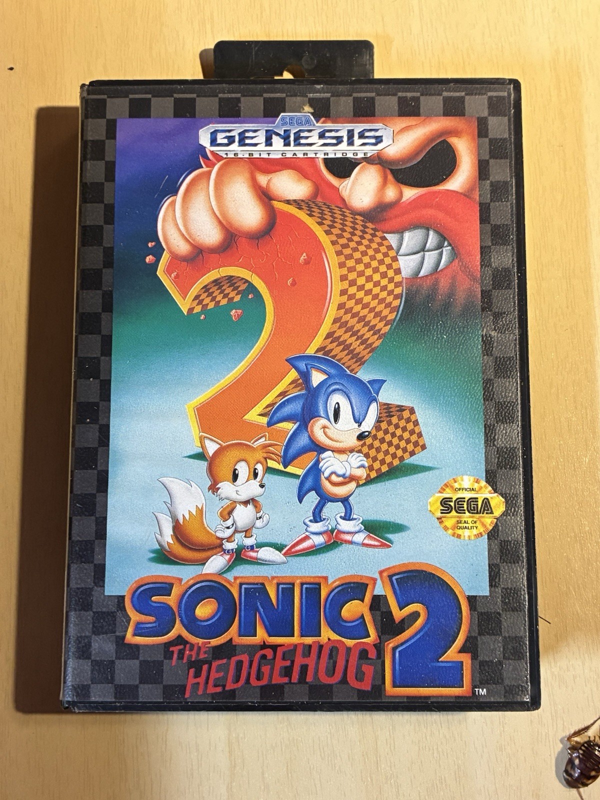 Sonic the Hedgehog 2 Sega Genesis Case & Cartridge Tested Authentic No Manual 🦔