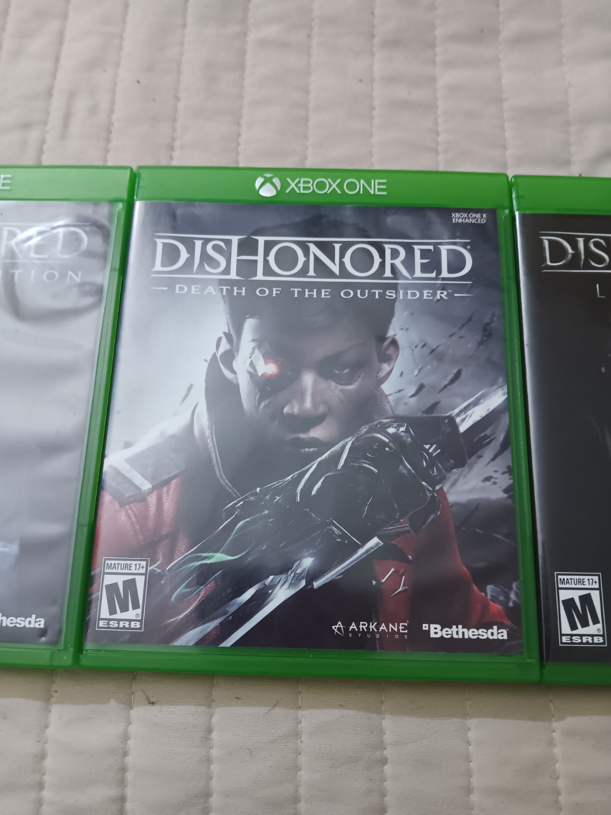 Dishonored Games (Xbox One) Dishonored/Dishonored 2/Dishonored Death of Outsider