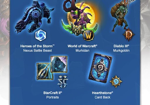 Blizzcon 2015 Digital In-Game Items Code Blizzard Murkidan Pet Heroes Mount WoW