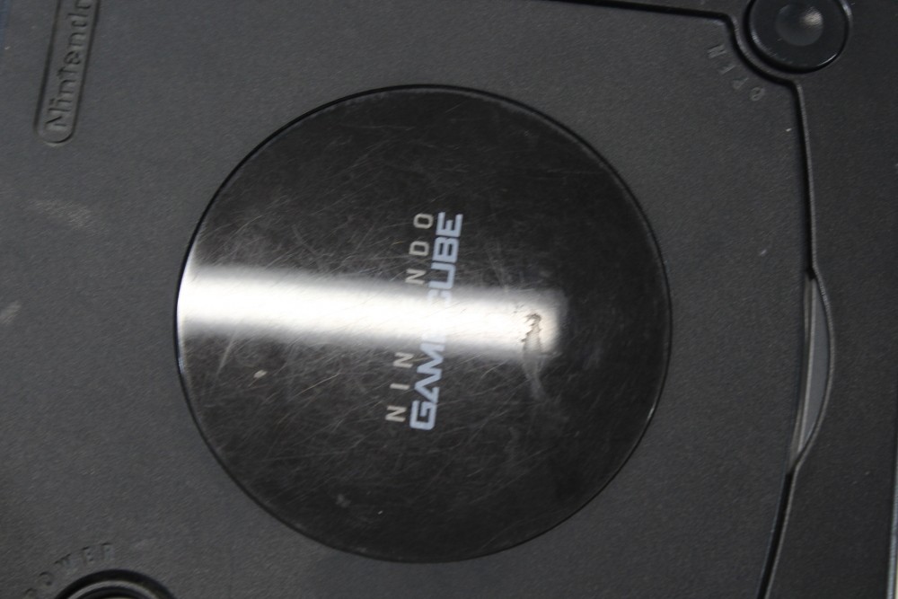Nintendo GameCube Console OEM Replacement Shell Jet Black DOL-001 Cos.Damage #4