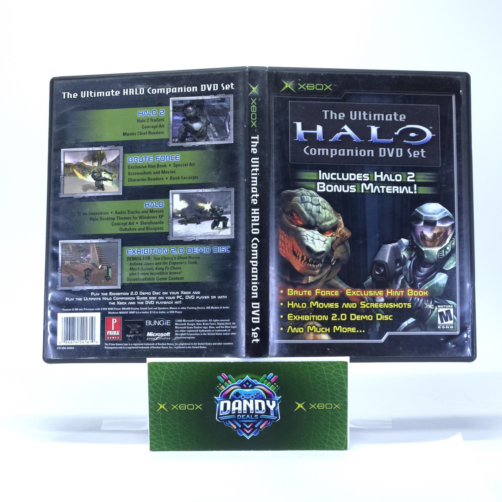 The Ultimate Halo Companion DVD Set CIB W/ Manual – Xbox