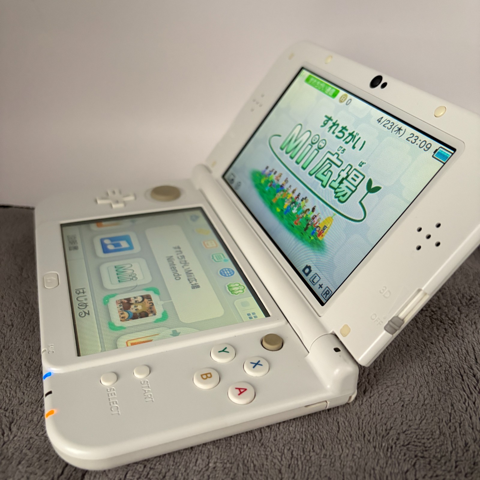 【Excellent5】Dual IPS NEW Nintendo – white rare 3DS LL XL Gmae Console From Japan