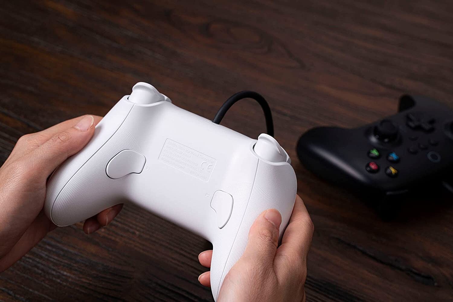 8BitDo – Ultimate Wired Gamepad Controller for Xbox Series One Steam Deck WHITE