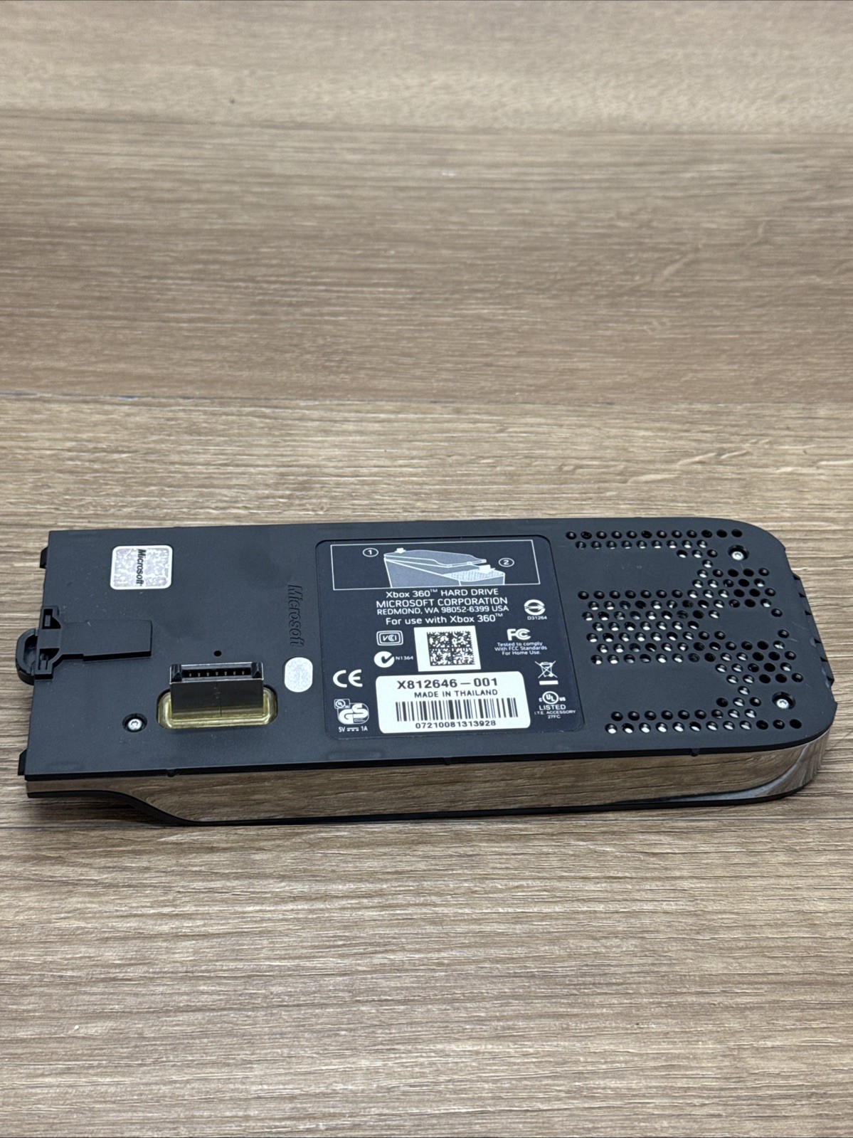 Genuine OEM Xbox 360 120GB HDD X812646-001 Microsoft External Hard Drive