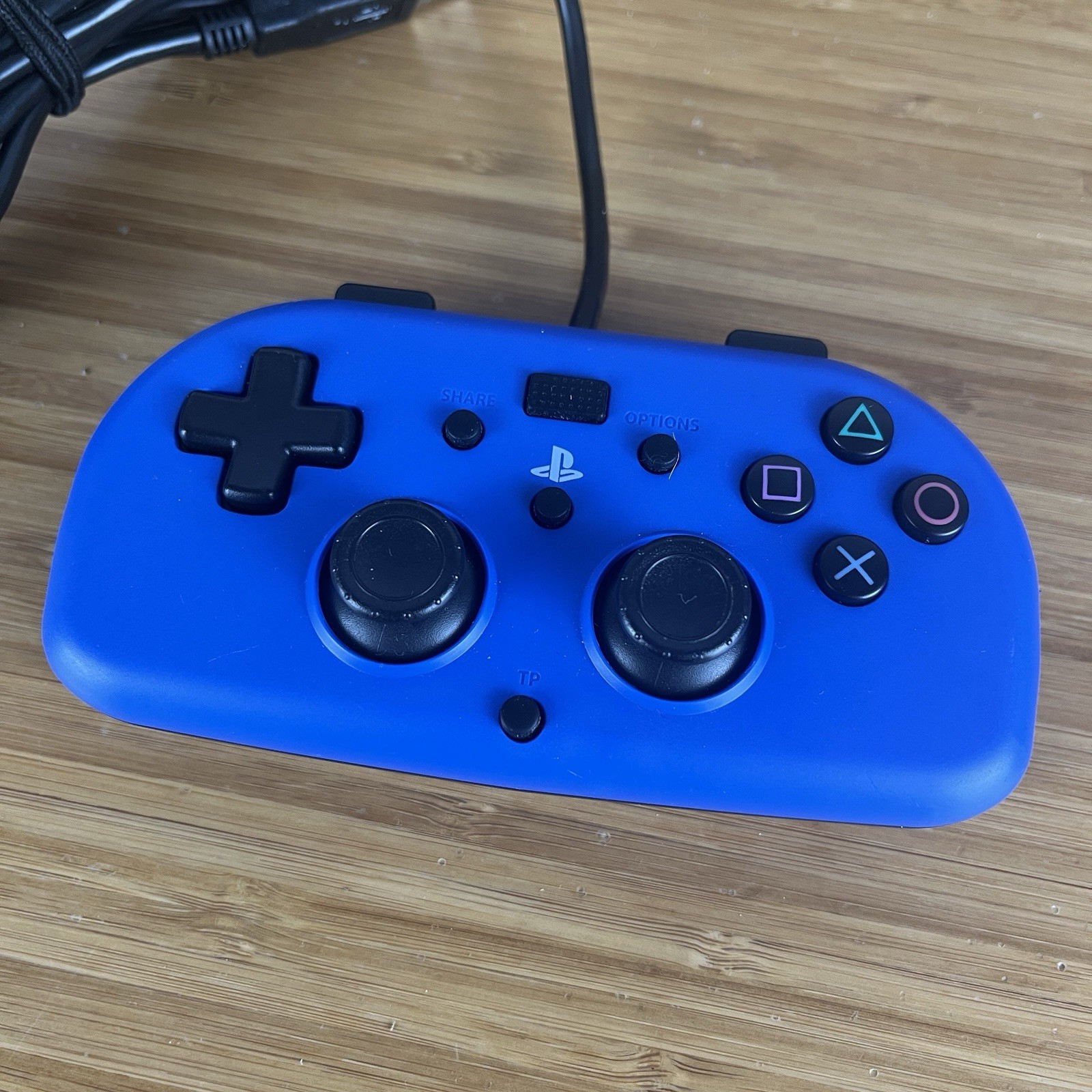 Hori PS4-100U Blue Playstation 4 PS4 Gamepad USB TESTED