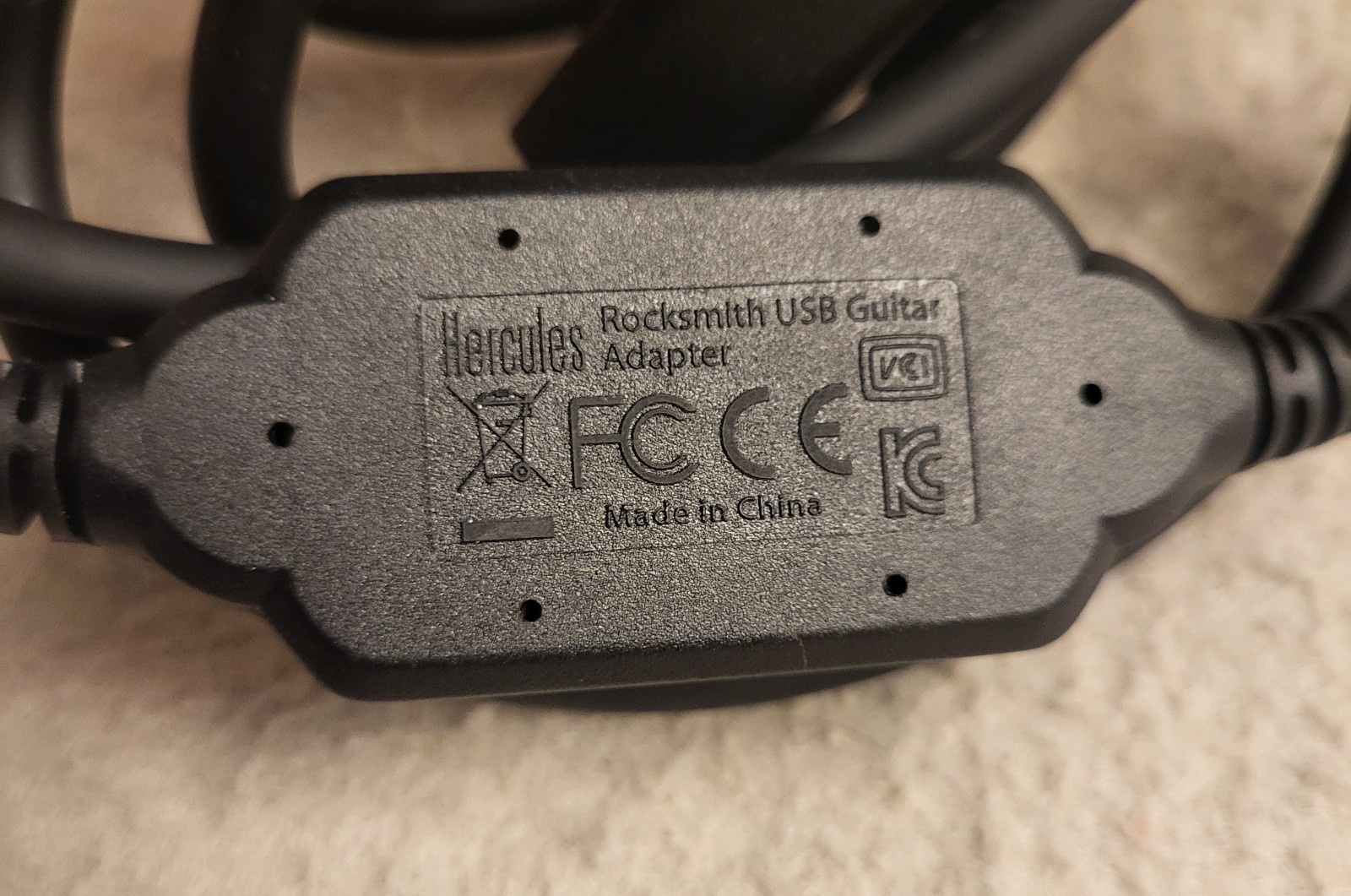 Ubisoft Hercules Rocksmith USB Cable Cord Guitar Game Adapter