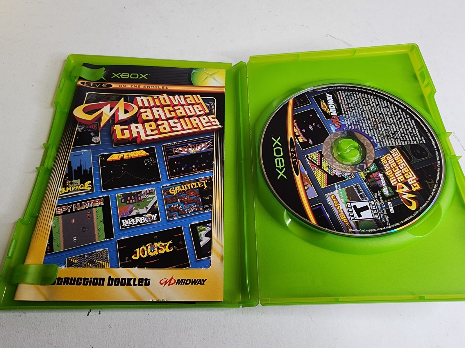 Midway Arcade Treasures (Microsoft Xbox, 2003) Complete