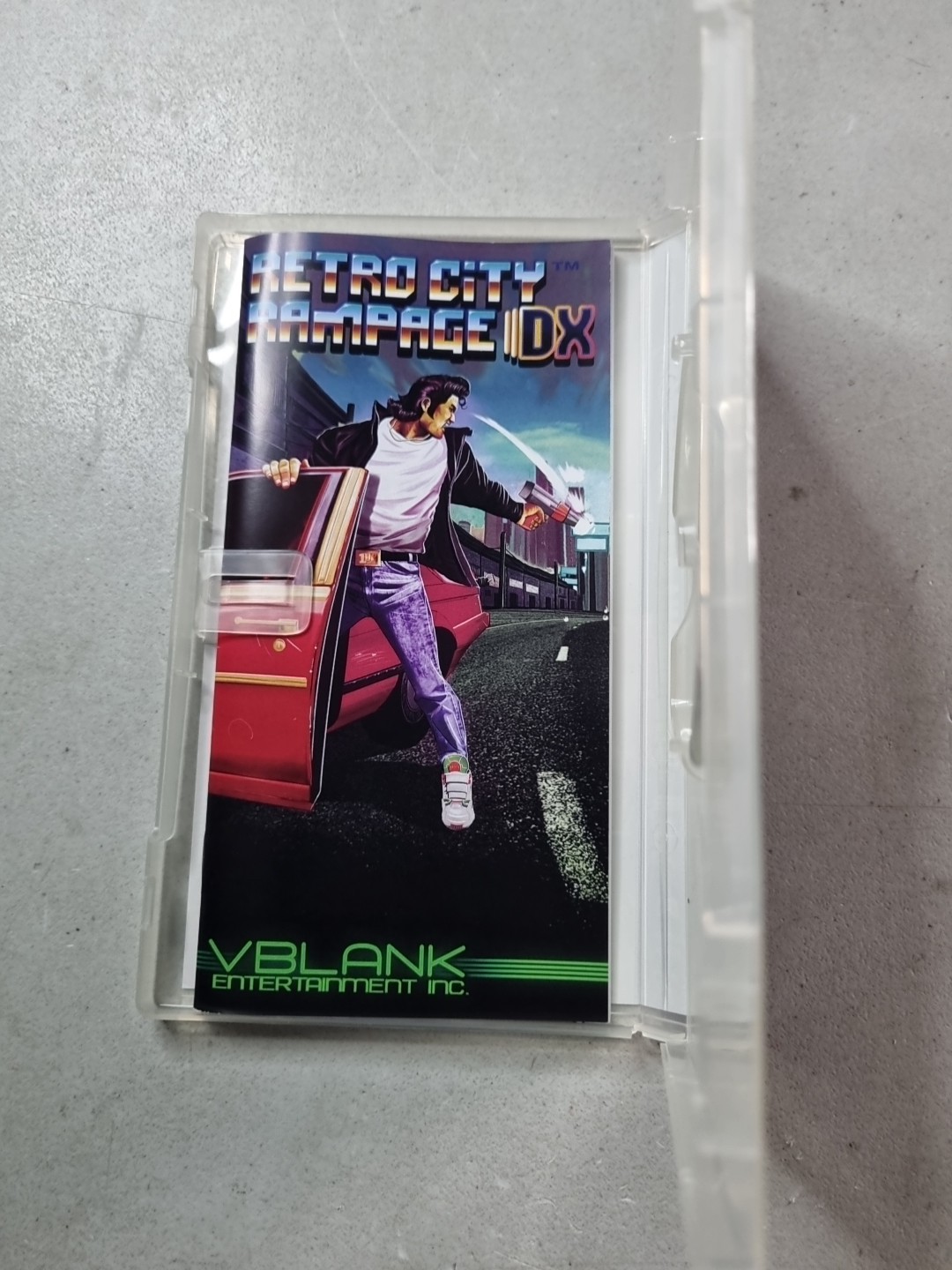 Retro City Rampage DX PSP Authentic Case, Artwork & Manual ONLY NO GAME
