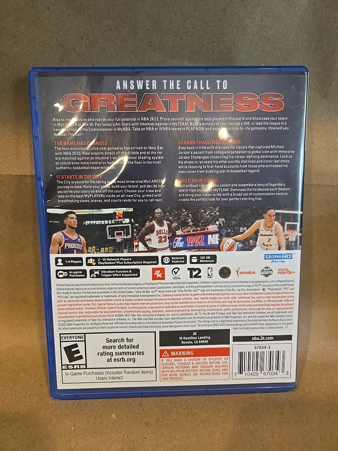 NBA 2K23 Championship Edition Michael Jordan PlayStation 5 PS5 RARE With Poster