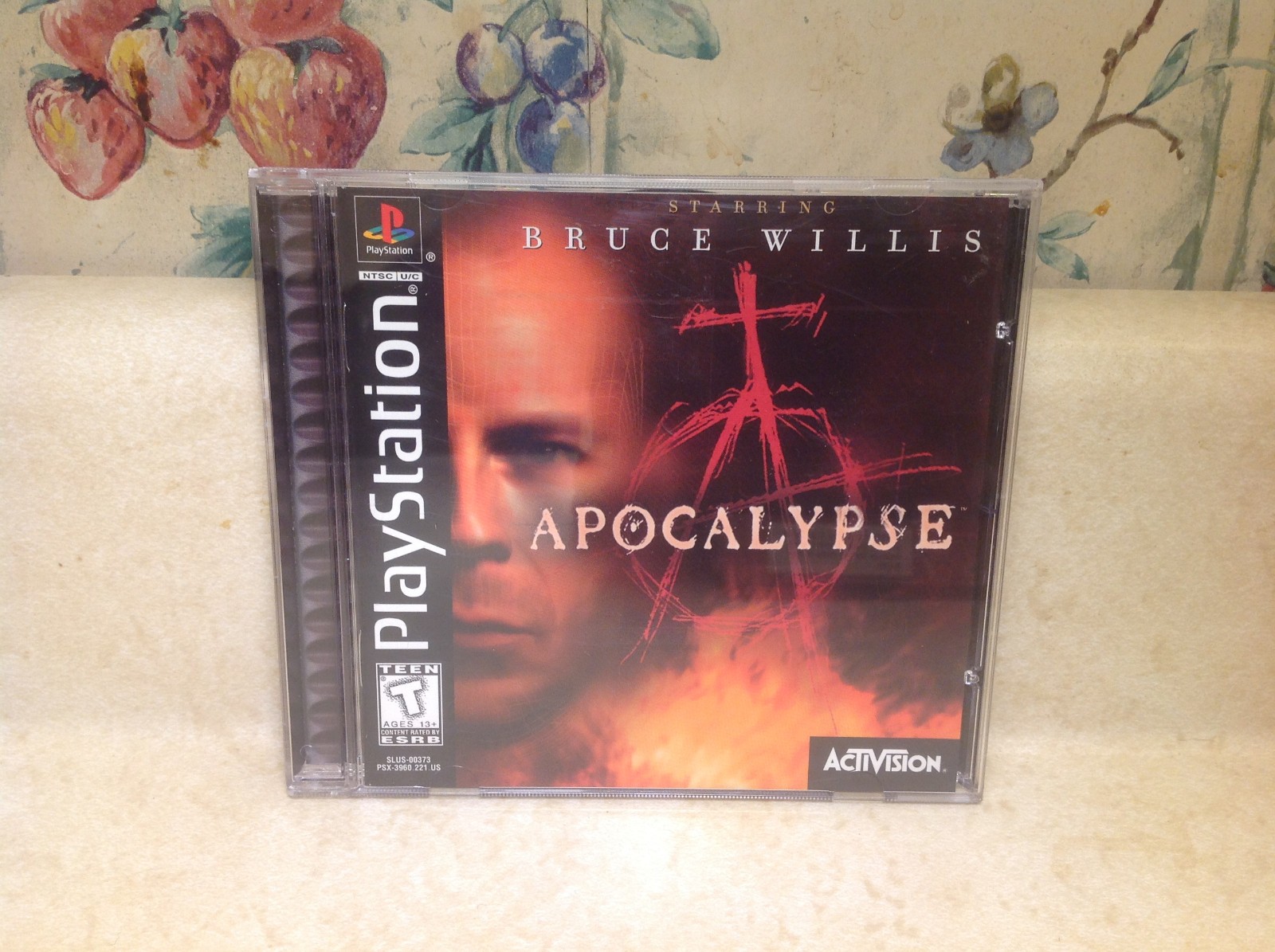 Sony Playstation 1 APOCALYPSE Video Game Manual & Reg. Card MINTY Disk