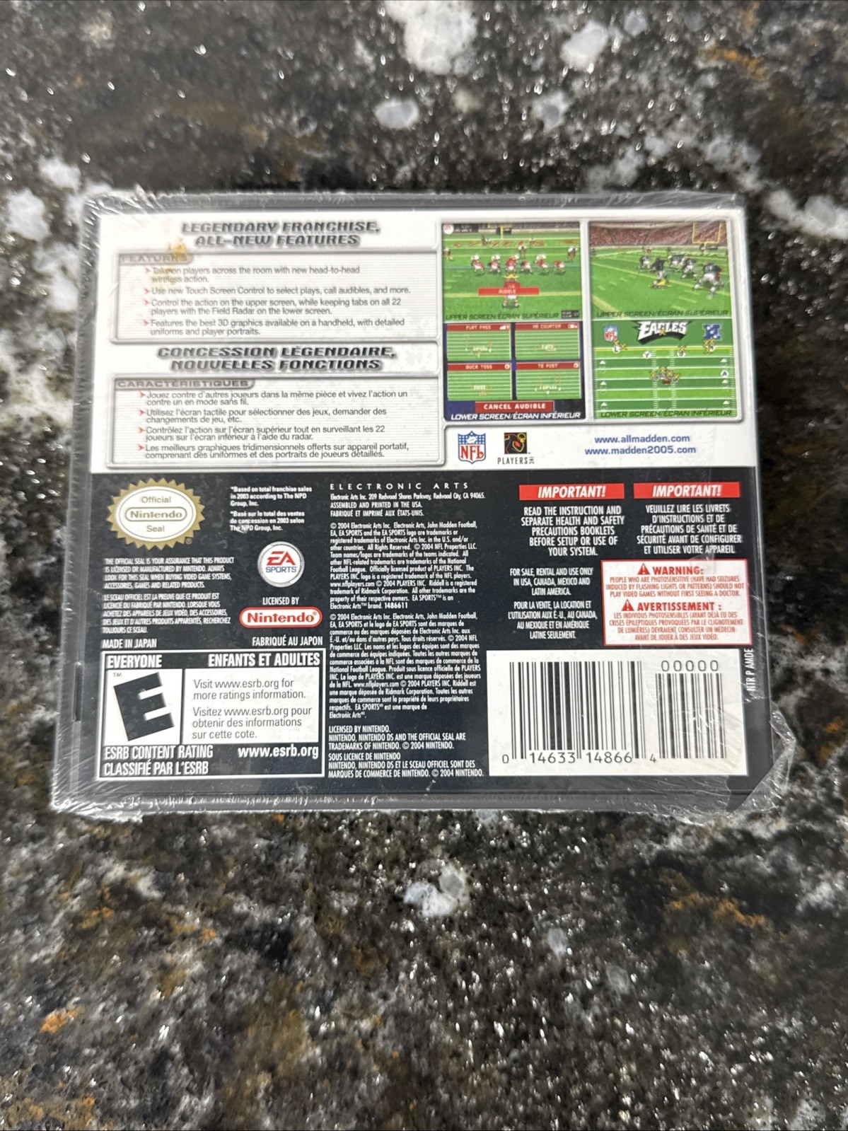Madden 2005 (Nintendo DS, 2004) NFL Football BRAND NEW FACTORY SEALED!