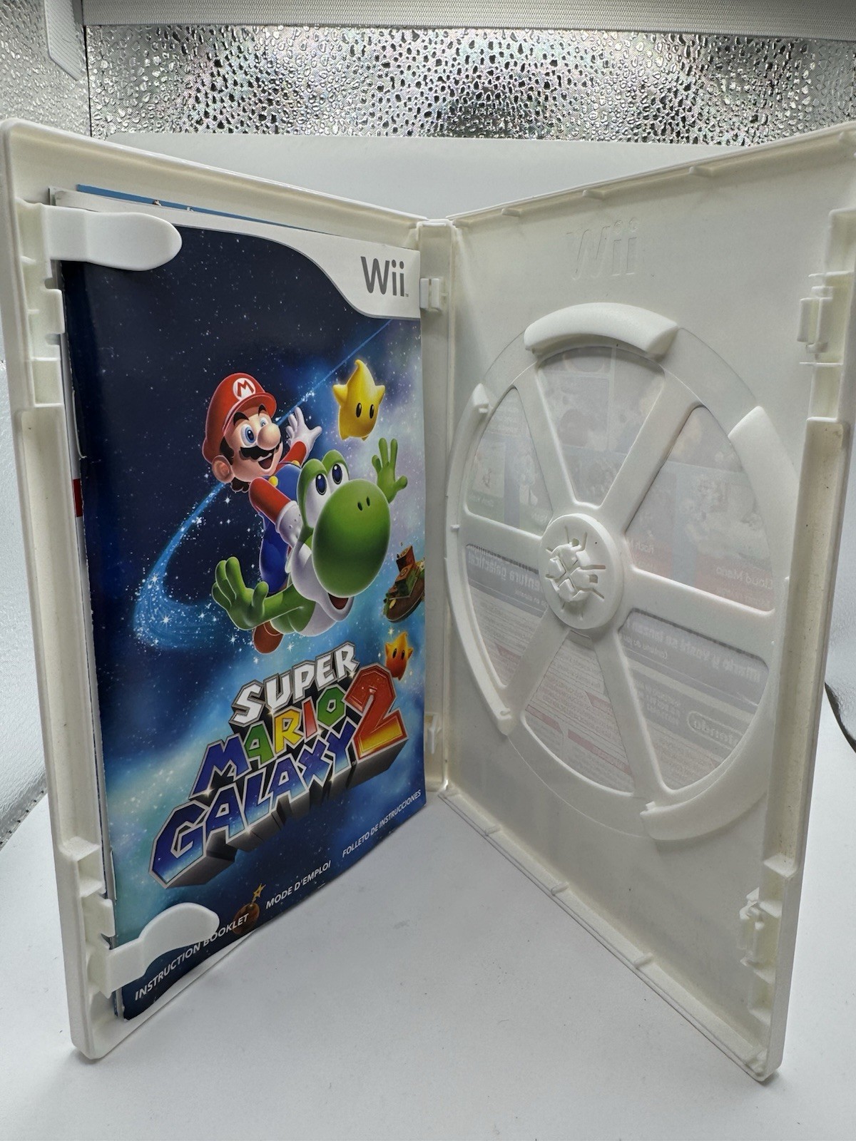Super Mario Galaxy 2 (Nintendo Wii, 2010) CASE AND MANUAL ONLY