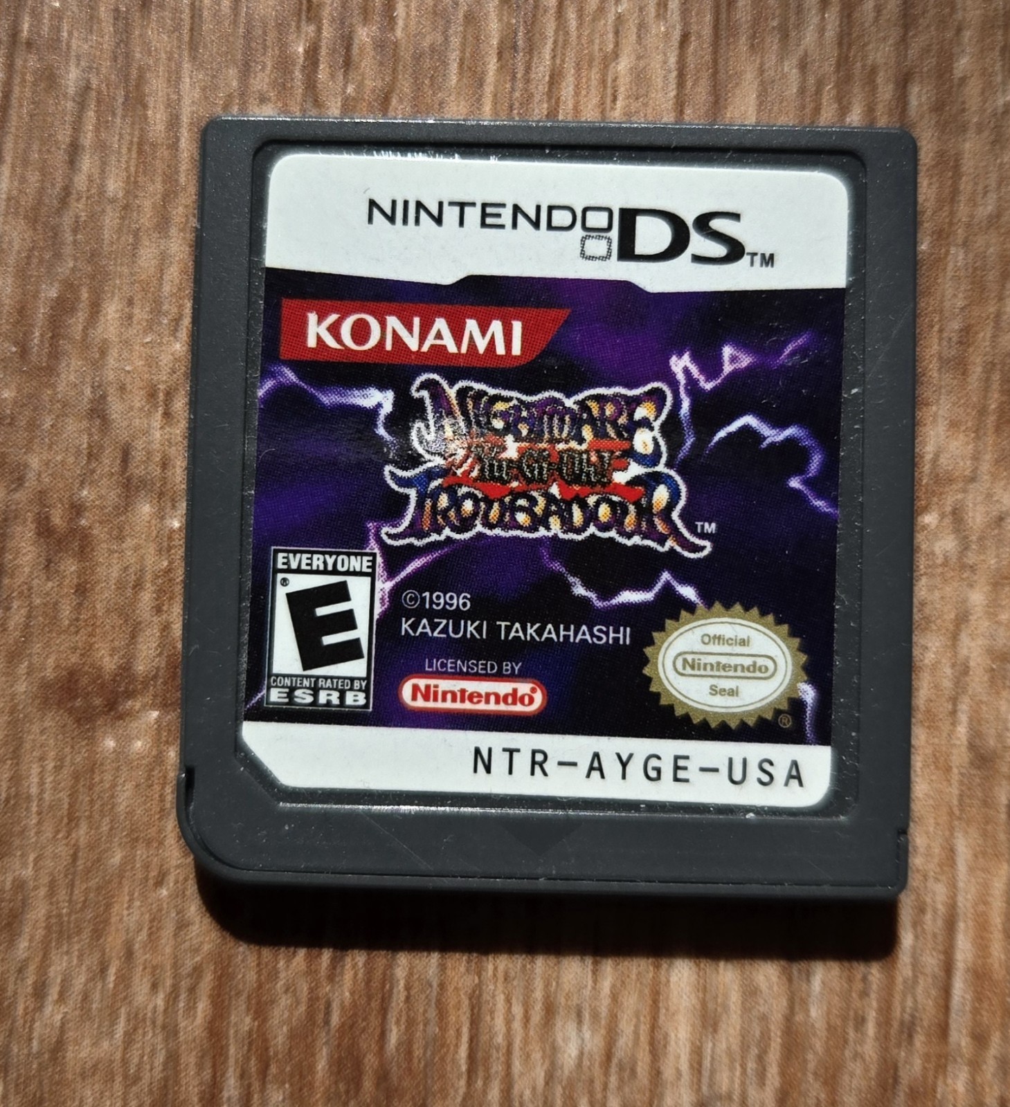 Yu-Gi-Oh Nightmare Troubadour (Nintendo DS, 2005) Cartridge Only- Tested Works