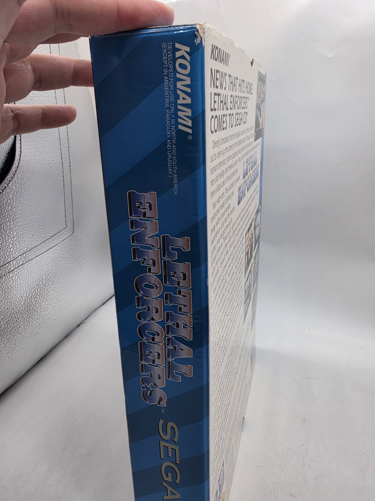Lethal Enforcers (Sega CD, 1993) NEW IN OPEN BOX Complete Rare Shooter Game Mint