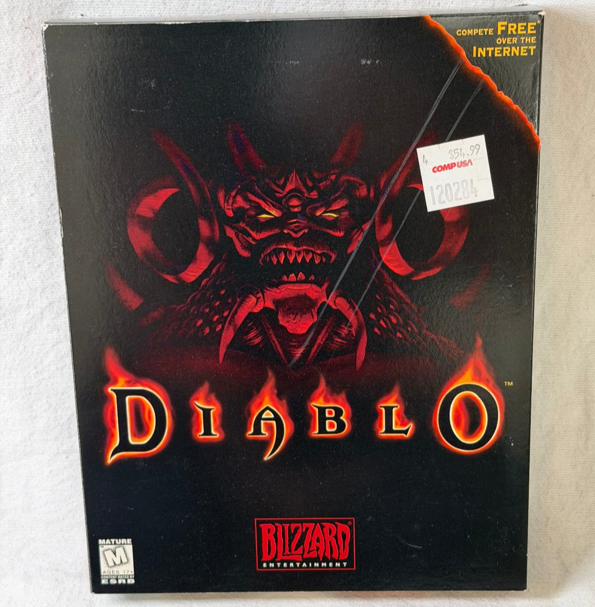 Diablo 1 1997 PC CD-ROM Big Box – Blizzard Entertainment/Blizzard North