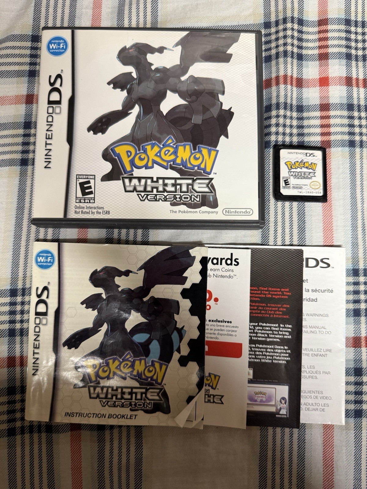 Pokemon Black and White, AUTHENTIC & TESTED. Has Case, Cart & manual In Picture