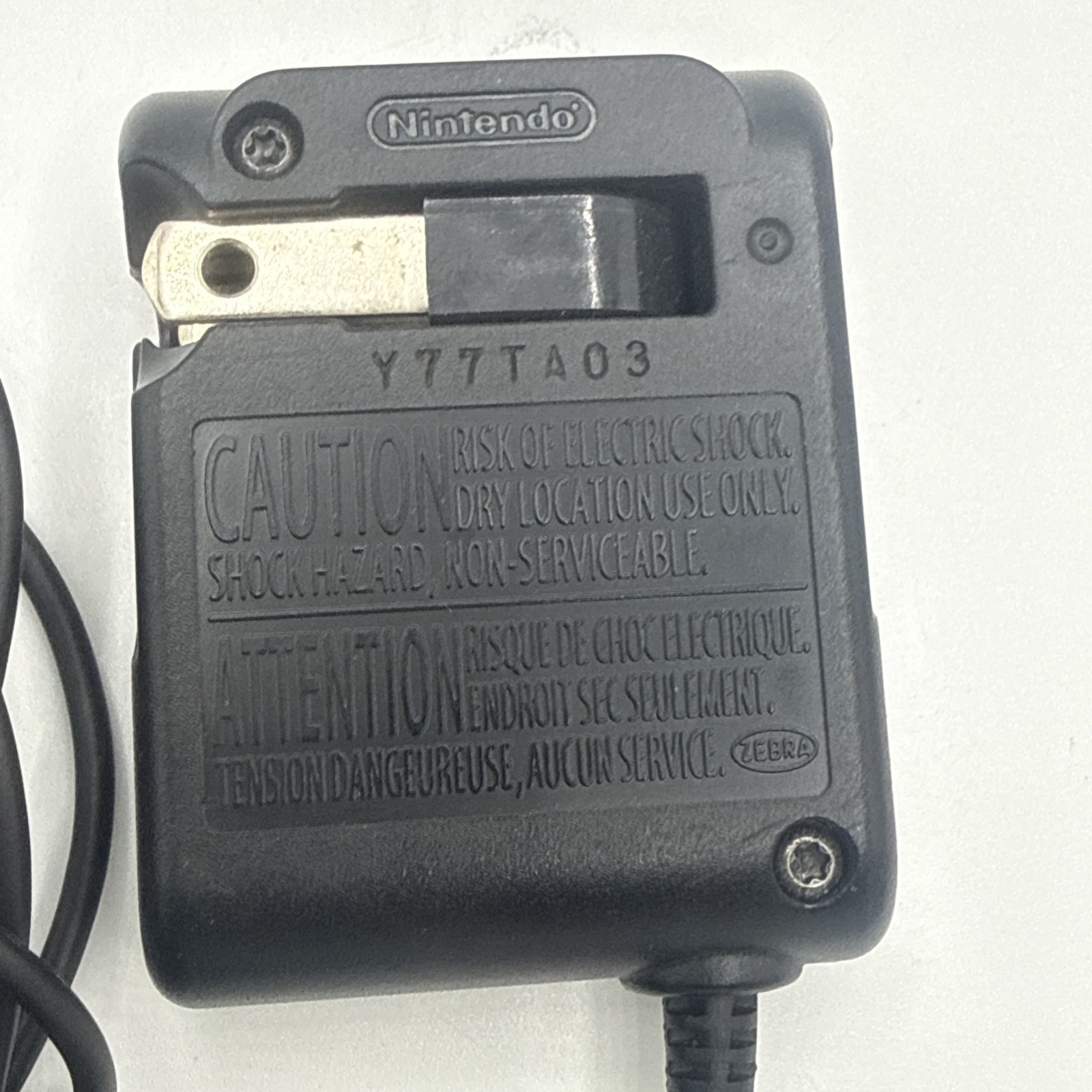 Nintendo Game Boy Advance GBA SP DS Official OEM AC Adapter Charger AGS-002