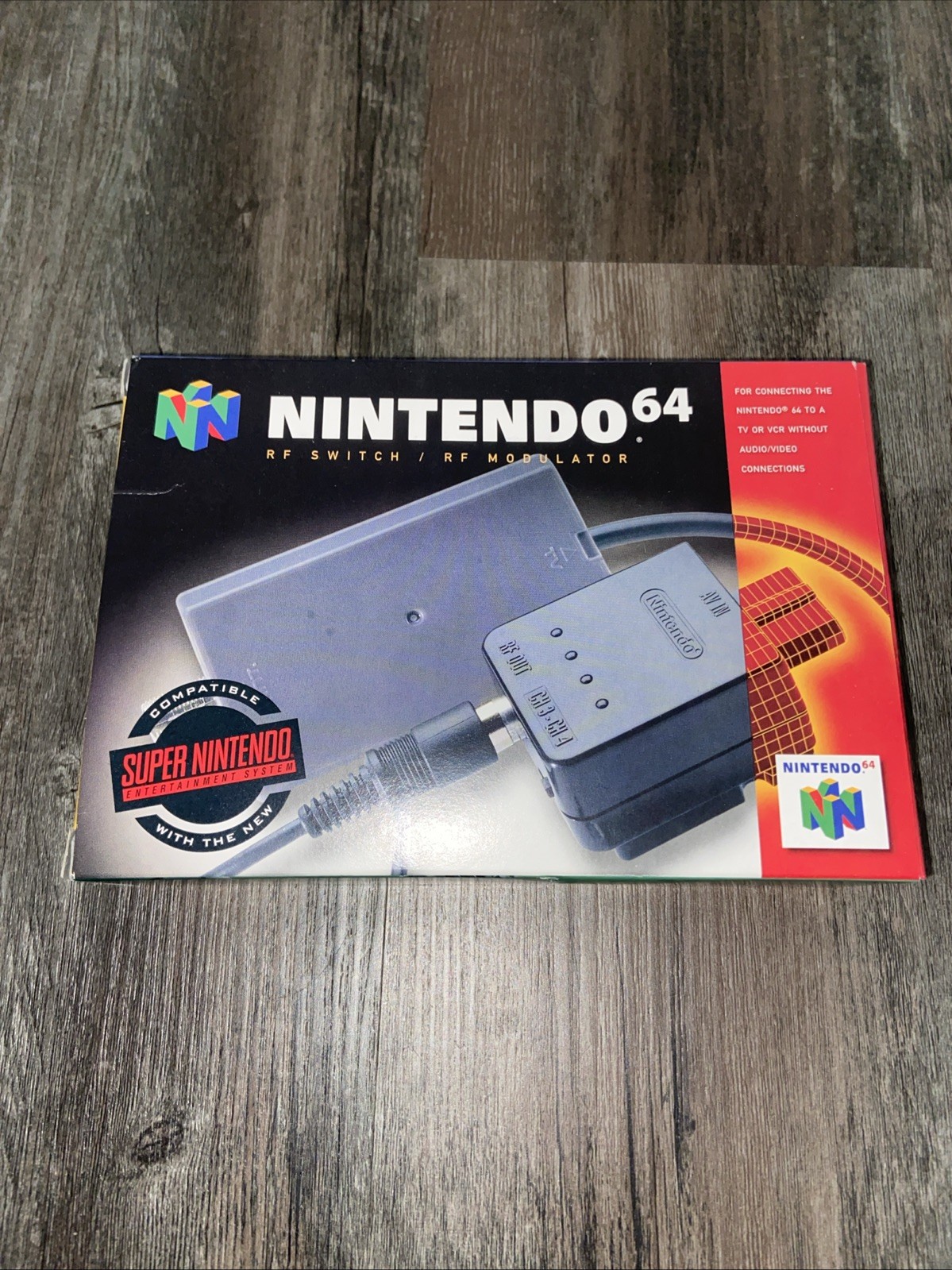 Nintendo 64 N64 OEM RF Switch RF Modulator Vintage Accessory