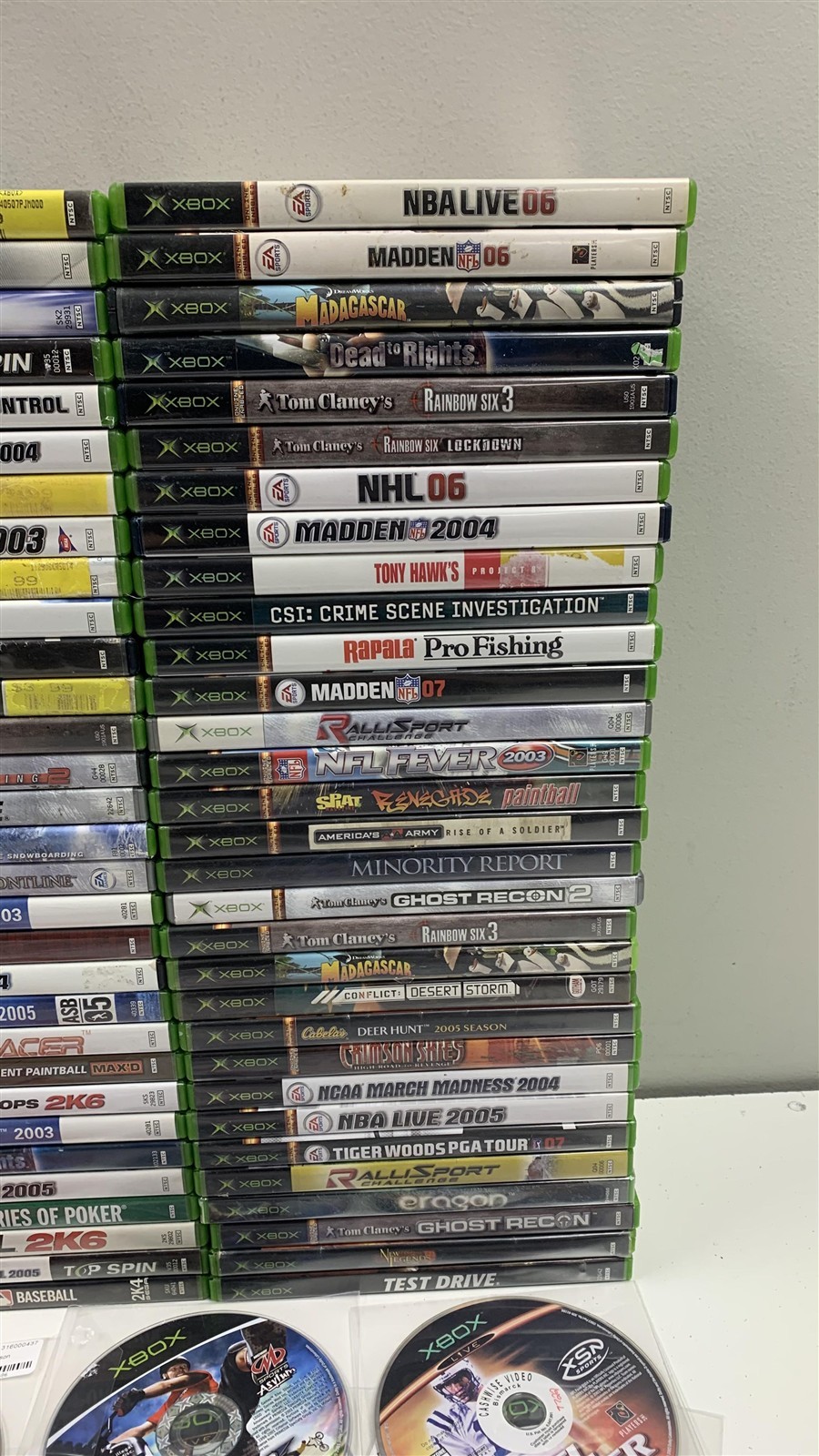 Lot of 182 Original Xbox Games Mixed Titles Bulk Wholesale Tested Working