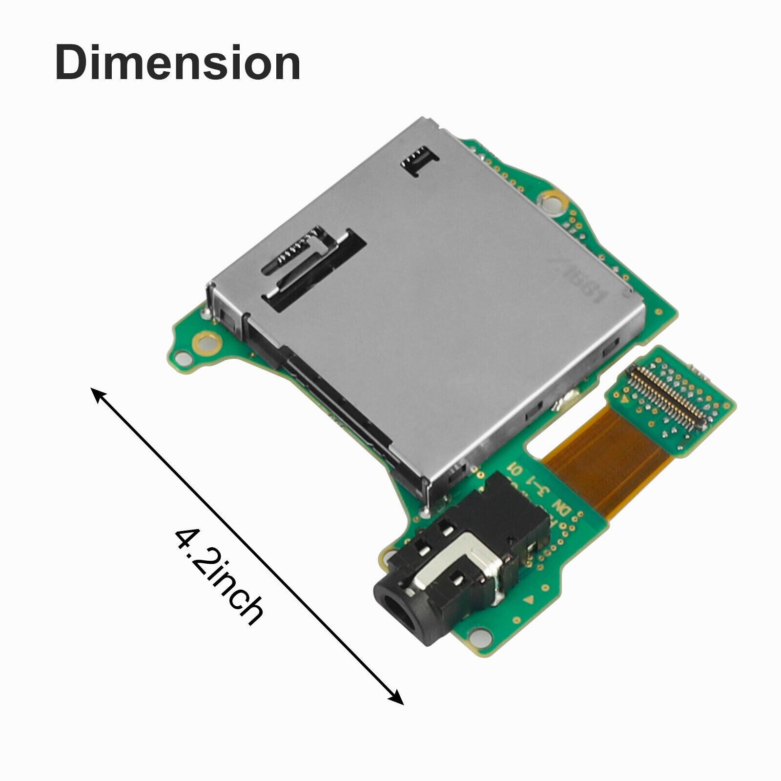 Game Cartridge Card Slot Reader Board Headphone Audio Jack For Nintendo Switch