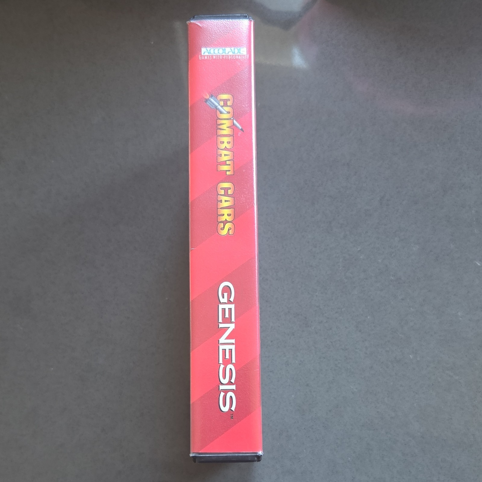 Accolade Combat Cars Sega Genesis Car Racing Game Manual Included NTSC-U/C