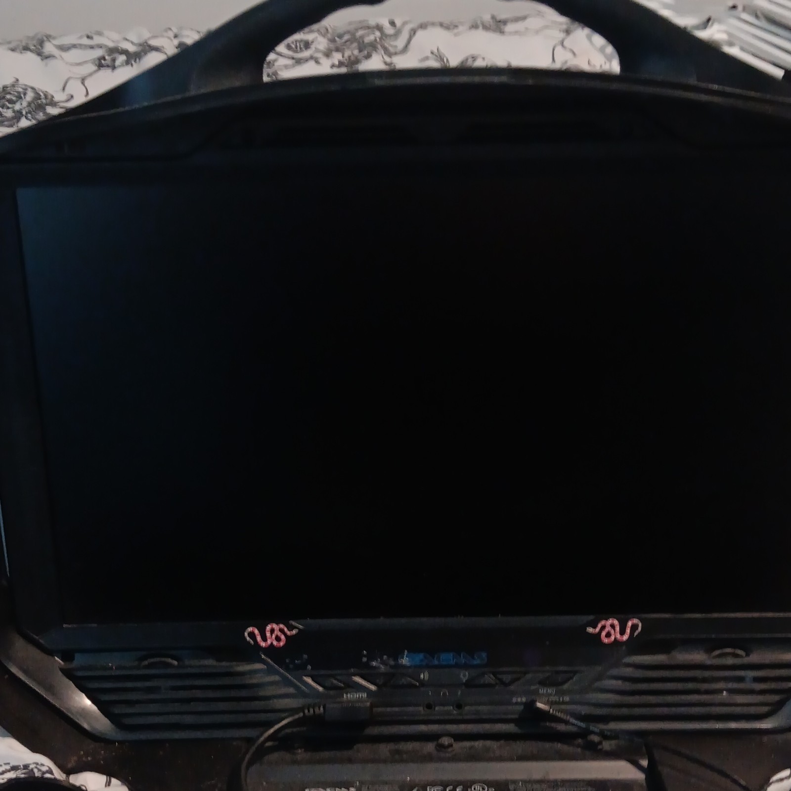 GAEMS G155 Portable Gaming Monitor Case for Xbox One, Black (No Console)