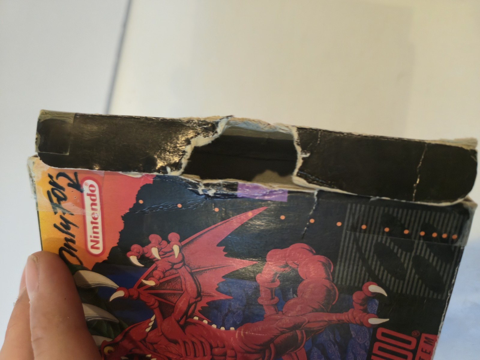 Super Metroid Super Nintendo SNES Game & Box