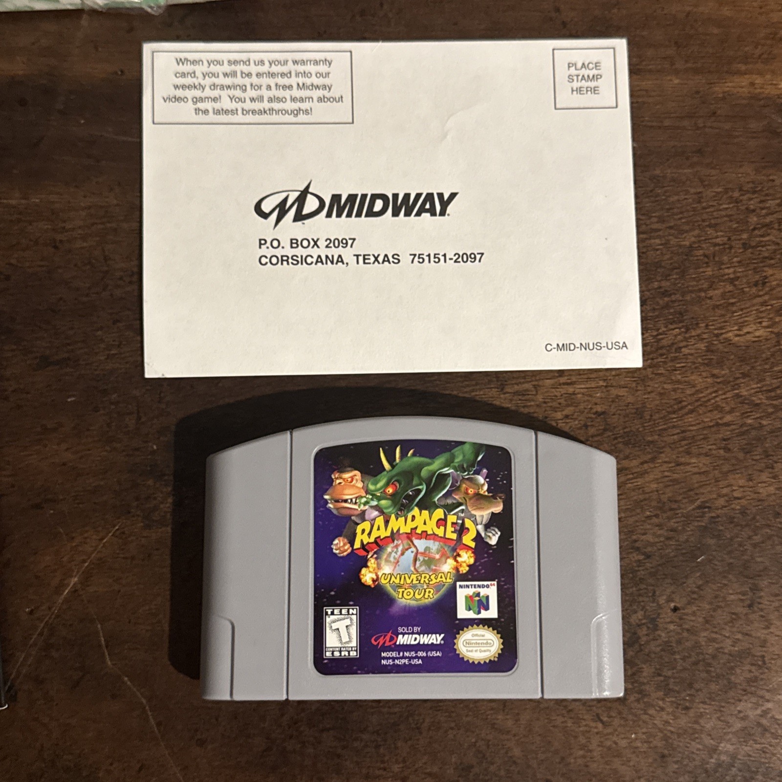 Rampage 2: Universal Tour Nintendo 64 N64