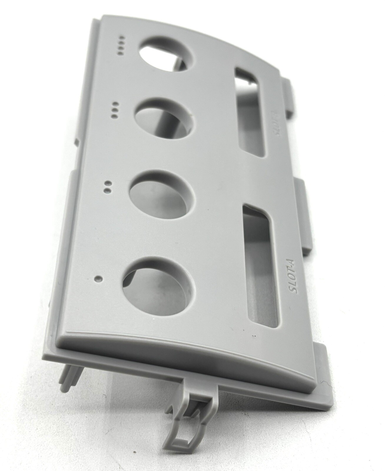 Nintendo Gamecube Controller Port Faceplate Cover Grey NO YELLOWING New