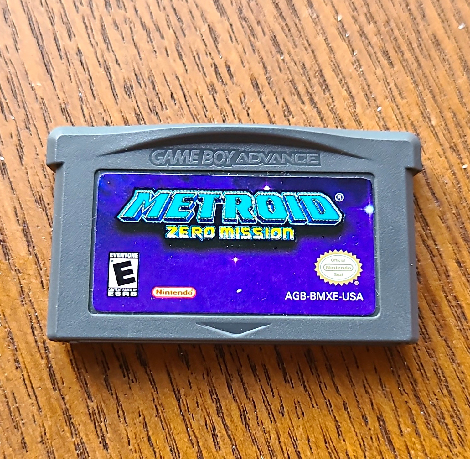 Nintendo Metroid: Zero Mission GBA NTSC-U/C E-Everyone Metroid Cartridge