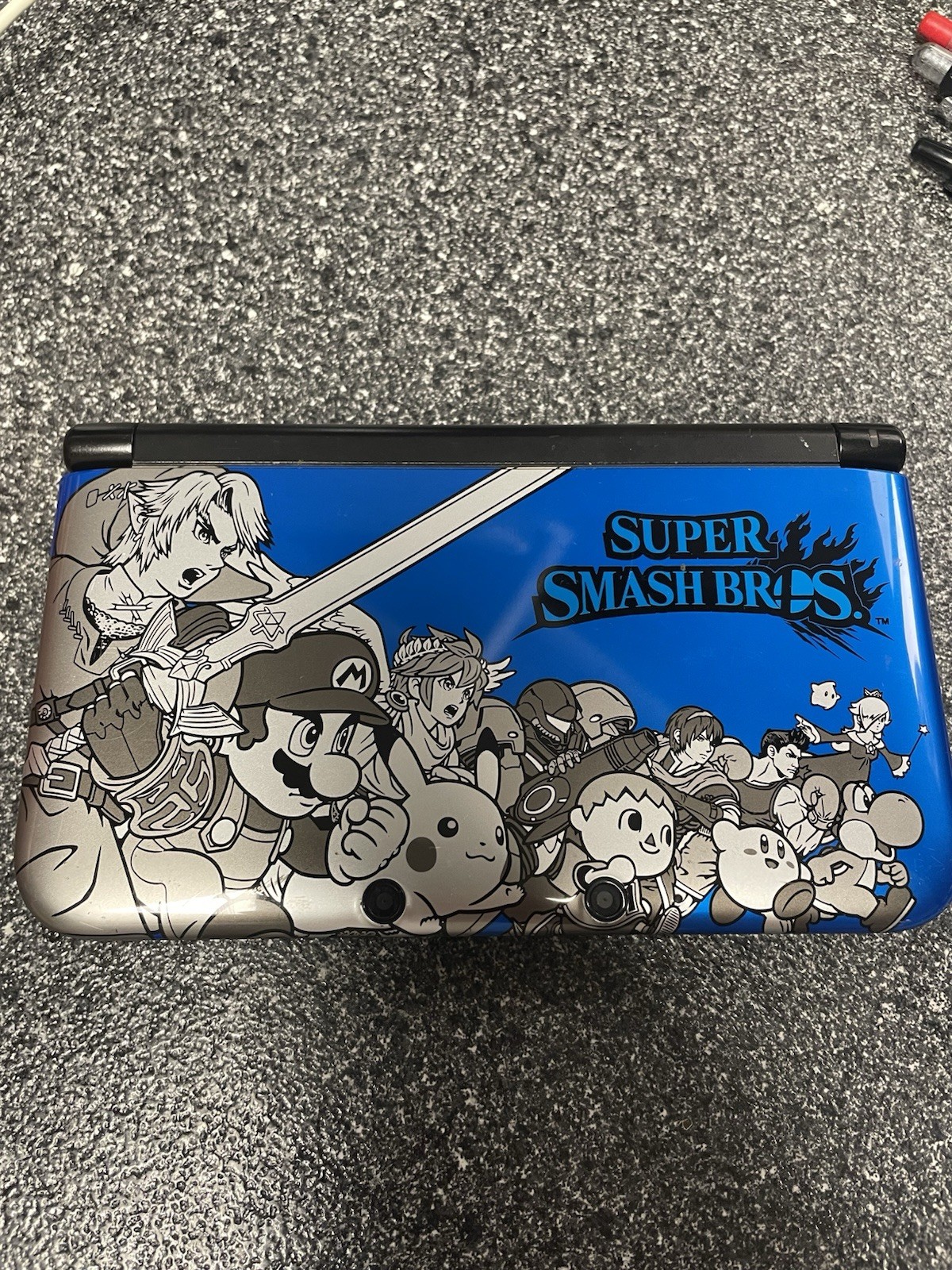 Nintendo 3DS XL Super Smash Bros. Edition Blue Handheld Console – NO SOUND