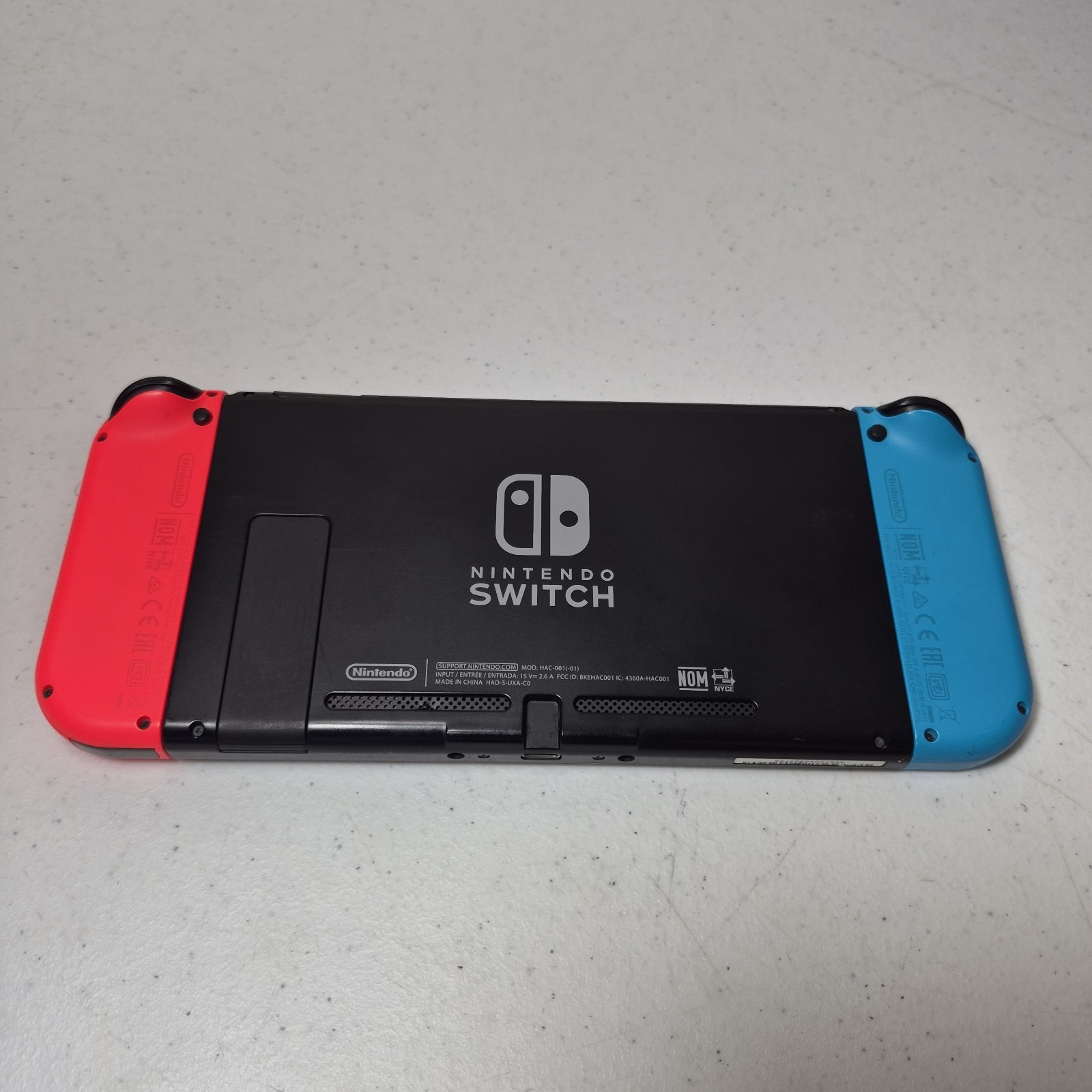 Nintendo Switch Bundle LOT 32GB Gray Console Neon Red Blue Joy-Con