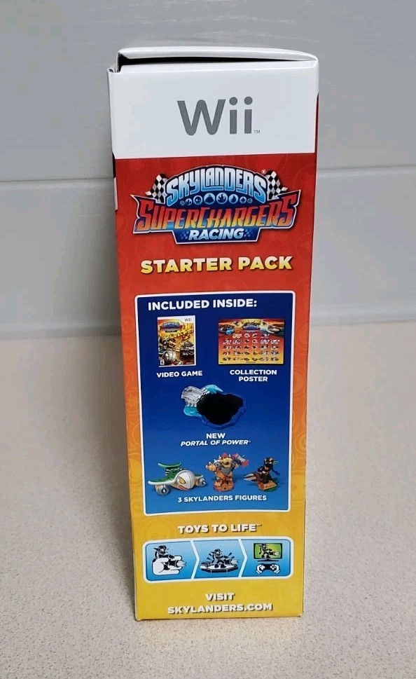 **NEW** Skylanders SuperChargers Racing Starter Pack Nintendo Wii Bowser Amiibo