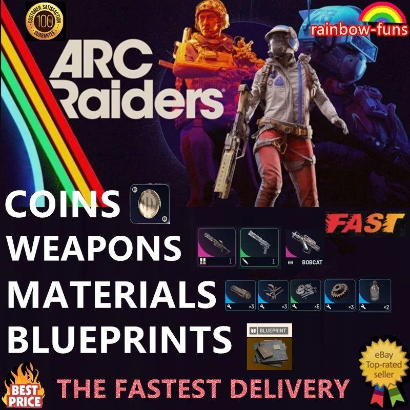 🔥ARC RAIDERS🔥COINS BLUEPRINTS WEAPONS ITEMS MATERIALS🔥SAFE & FAST DELIVERY🔥