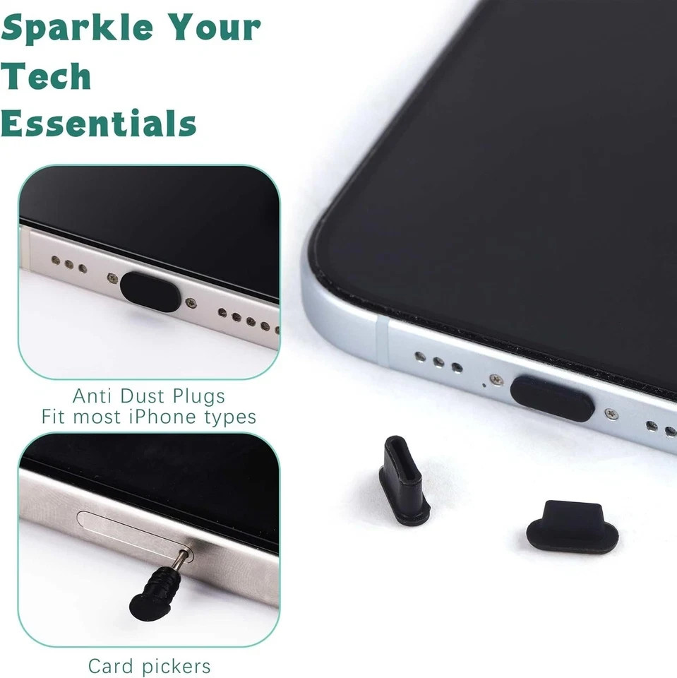68 Pack Cell Phone Cleaning Kit Brush Set USB Type C Port Headphone Jack Cleaner