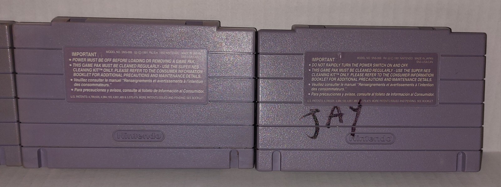 Lot Of 4 Super Nintendo Mixed Sports Games SNES Cartridge ONLY