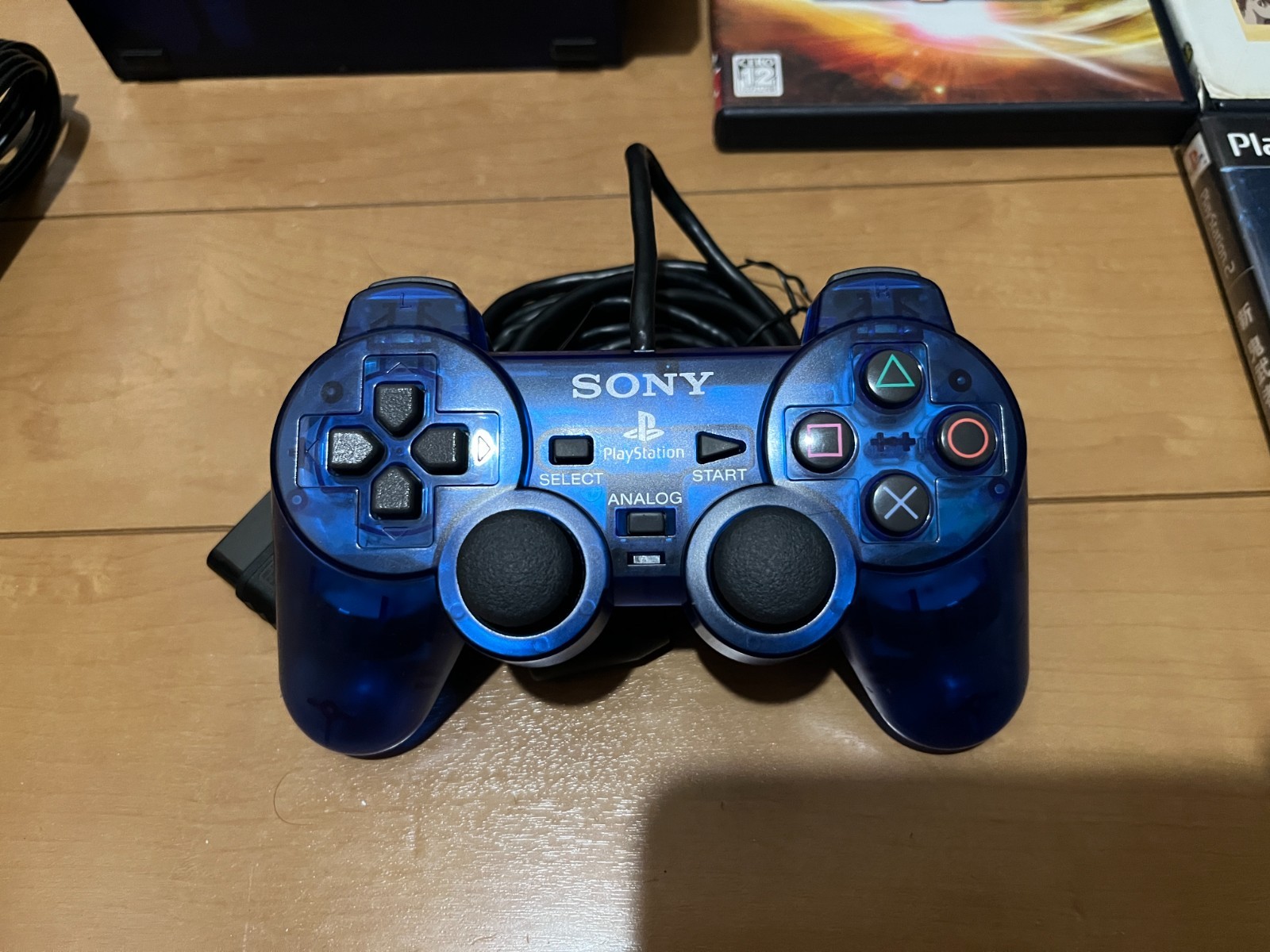 Sony PlayStation 2 PS2 Console SCPH-37000 Ocean Blue Controller Cables 5 games