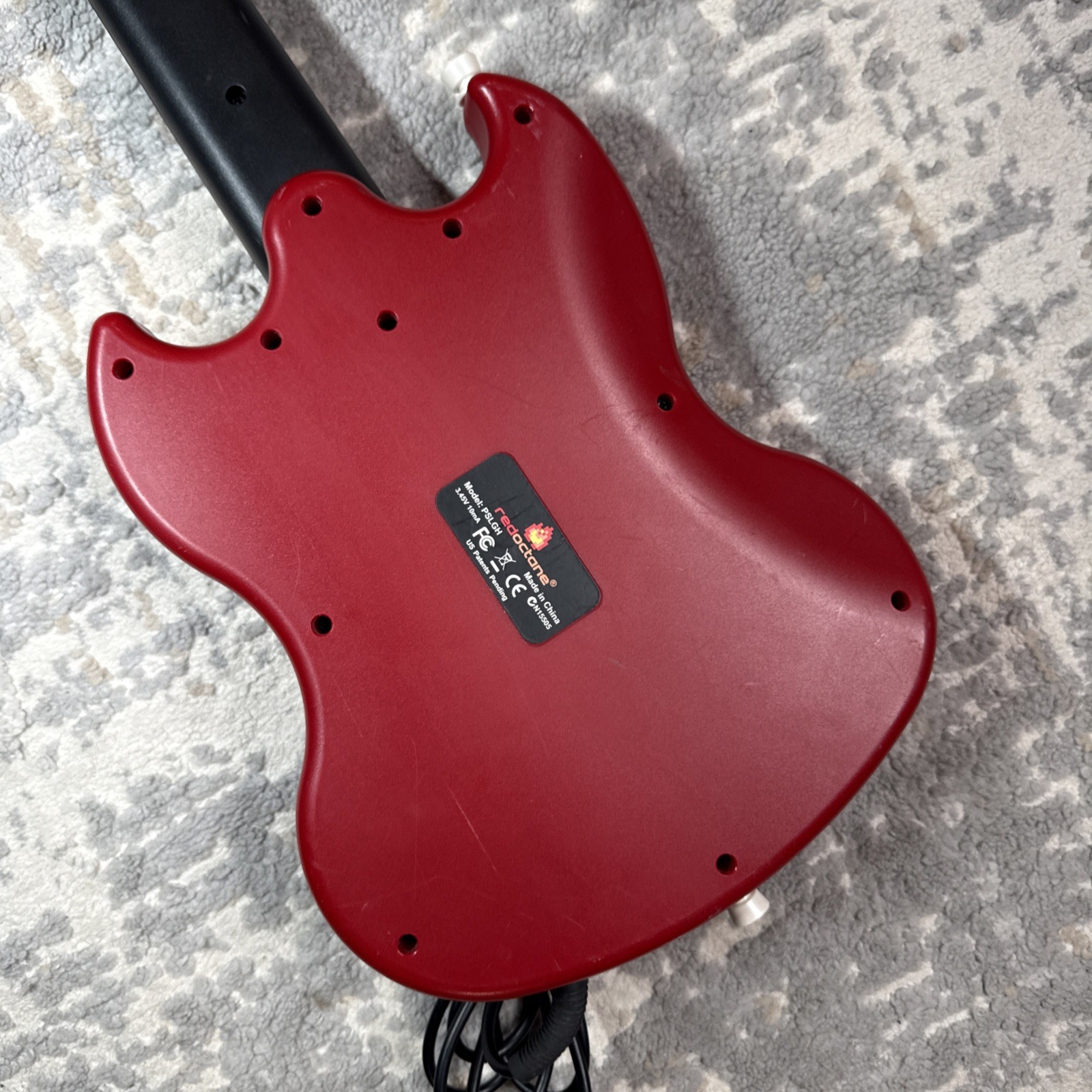 RedOctane PSLGH Guitar Hero Wired Controller Red Sony PlayStation 2 PS2 – TESTED