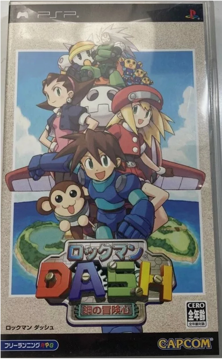 Megaman PSP Lot 4 Set Rockman Dash 1 2 Irregular hunter X Sony