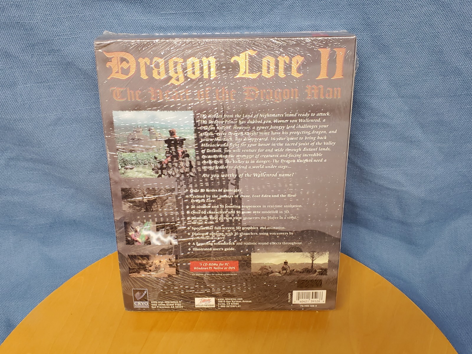 Dragon Lore II The Heart Of The Dragon Man Win95/Dos CD-Rom PC GAME CIB SEALED